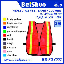 Super High Visibility Reflective Safety Vest with Reflective Strips